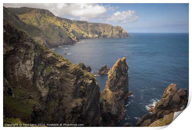 Serra Capelada, the Highest Cliffs in Continental Europe Print by Pere Sanz