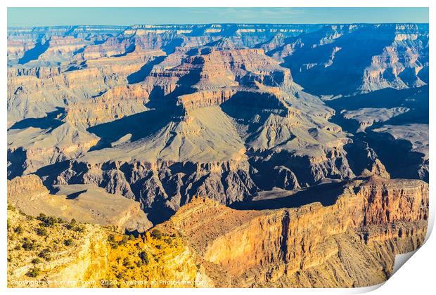 Grand Canyon view Print by Nicolas Boivin