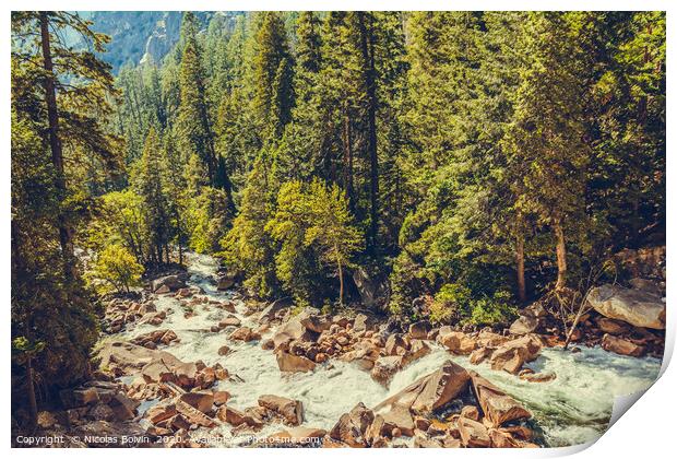 Yosemite National Park Print by Nicolas Boivin