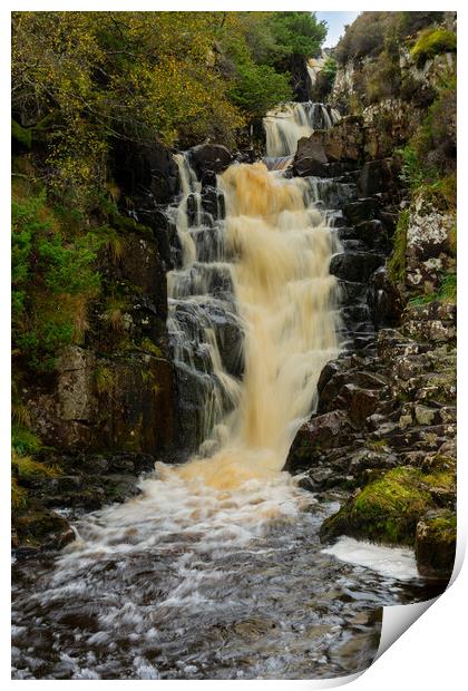 Blea Beck Falls Print by Kevin Winter