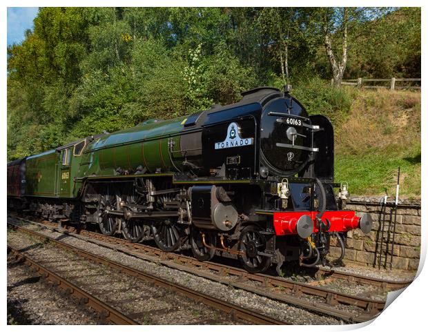 Tornado arriving at Goathland Station Print by Kevin Winter