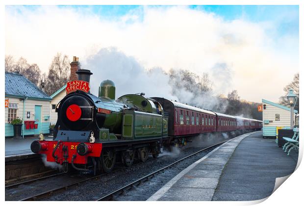 The NYMR Santa Special Print by Kevin Winter