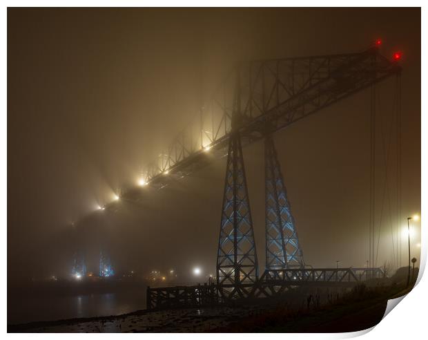 Fog on the Tees Print by Kevin Winter