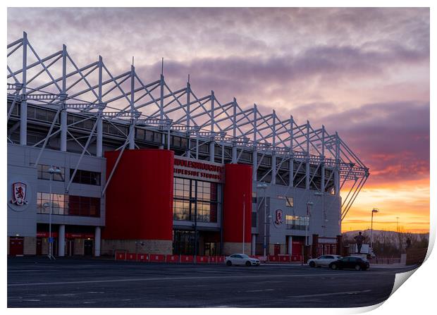 Riverside Stadium Print by Kevin Winter