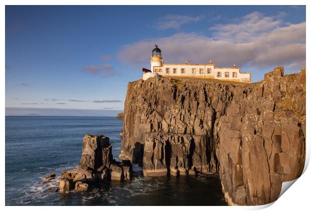 Neist point Lighthouse Print by Kevin Winter
