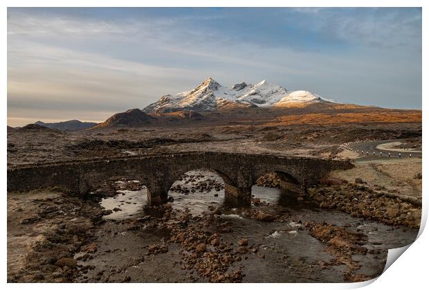 Sligachan Bridge Print by Kevin Winter