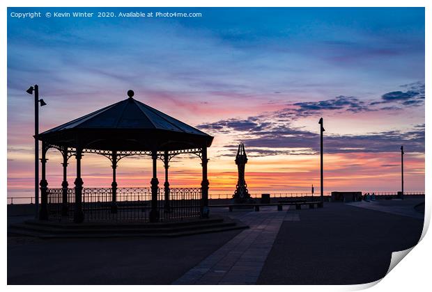 Bandstand Print by Kevin Winter