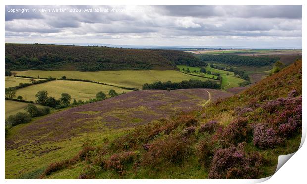 Hole of Horcum Print by Kevin Winter