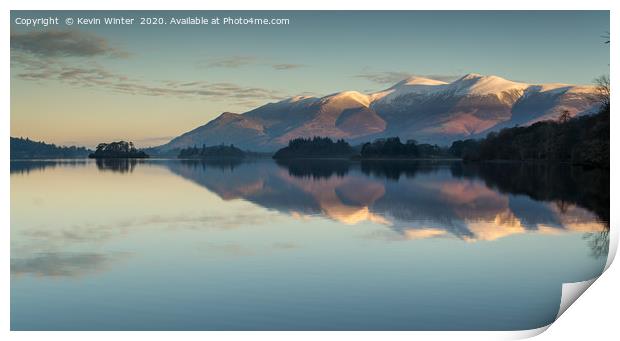 Skiddaw in the Morning Light Print by Kevin Winter