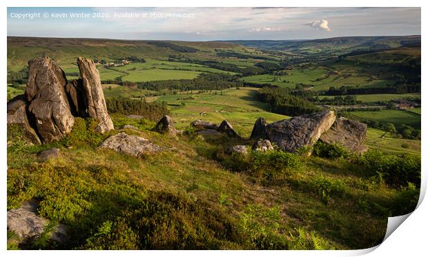 Wainstones Print by Kevin Winter