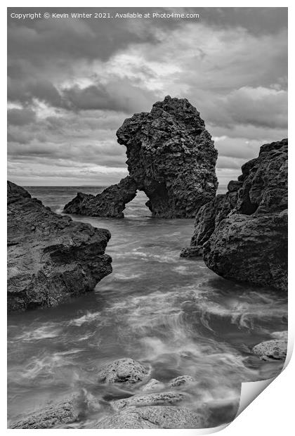 Shot rock Print by Kevin Winter