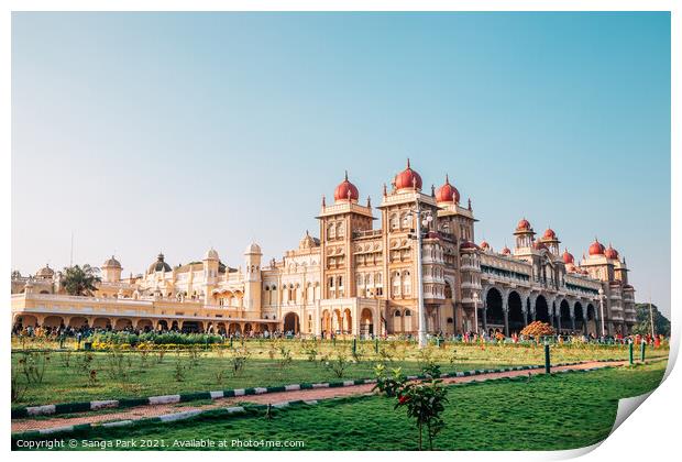 Mysore Palace Print by Sanga Park