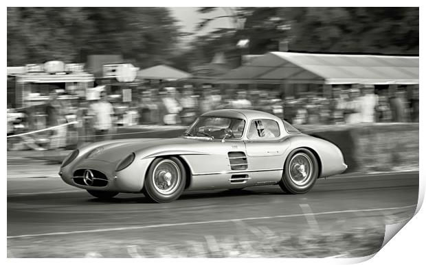 Mercedes Benz 300SLR  Print by Alistair Duncombe