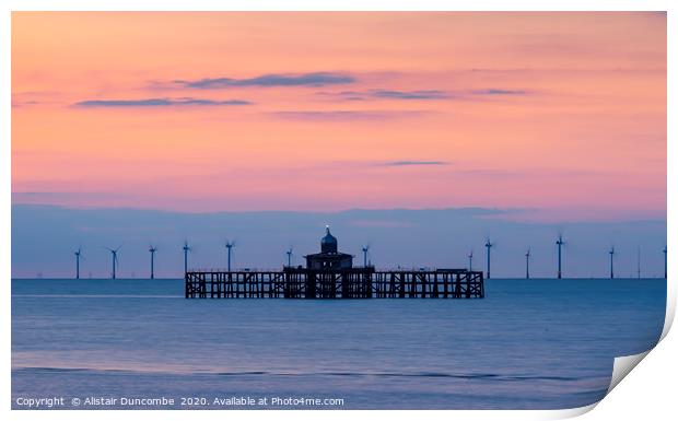 Herne Bay Old Piers End Print by Alistair Duncombe