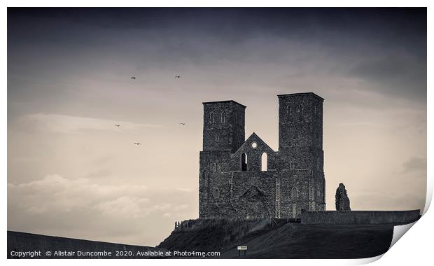 Reculver Tower  Print by Alistair Duncombe