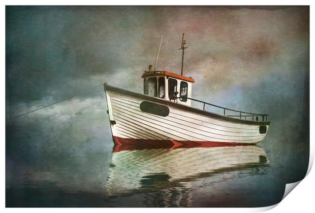 Boat at Dungeness Print by Roger Daniel