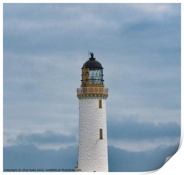 Mull of Galloway Lighthouse Print by chris hyde