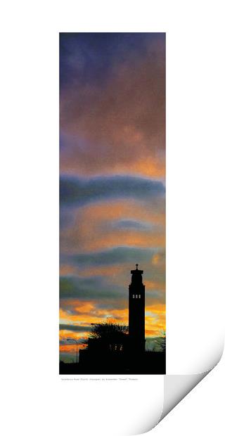 Caledonia Road Church, Glasgow (Scotland) Print by Michael Angus