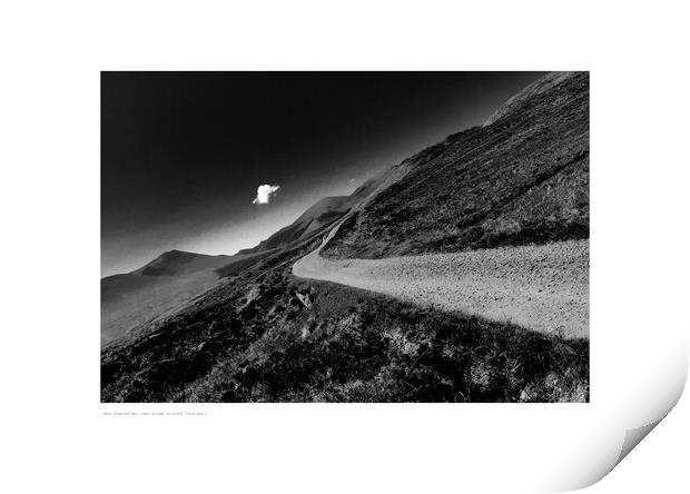 West Highland Way (Rannoch Moor [Scotland]) Print by Michael Angus