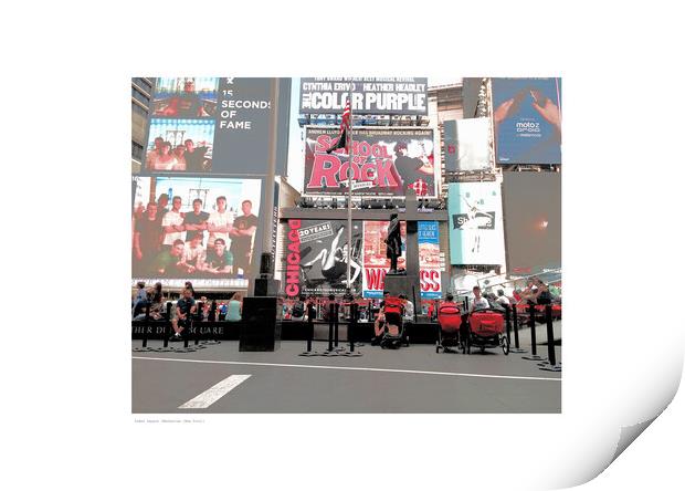 Times Square (Manhattan [New York]) Print by Michael Angus