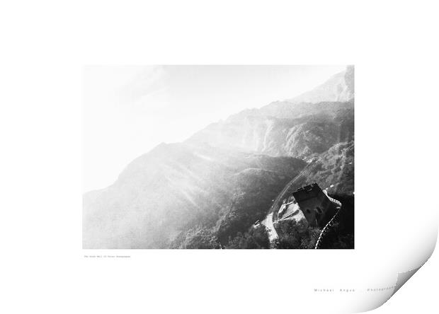 The Great Wall of China (Huangyaguan) Print by Michael Angus