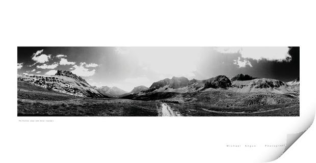 The Rockies (near Lake Helen [Canada]) Print by Michael Angus