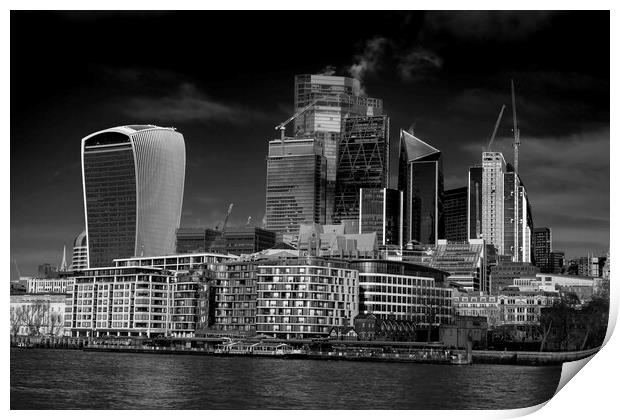 City of London Print by David French