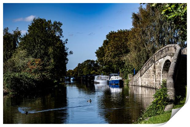 Leeds to Liverpool Canal Print by David French