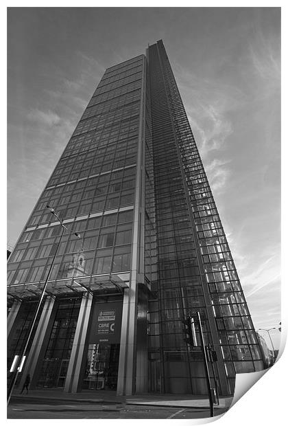 Heron Tower London Print by David French