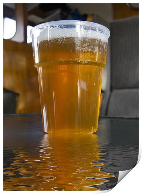 Beer Flowing Freely Print by David French