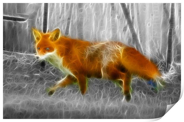 Fox Hunting Print by David French