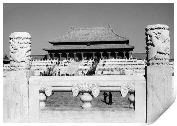 Forbidden City Beijing China Print by David French
