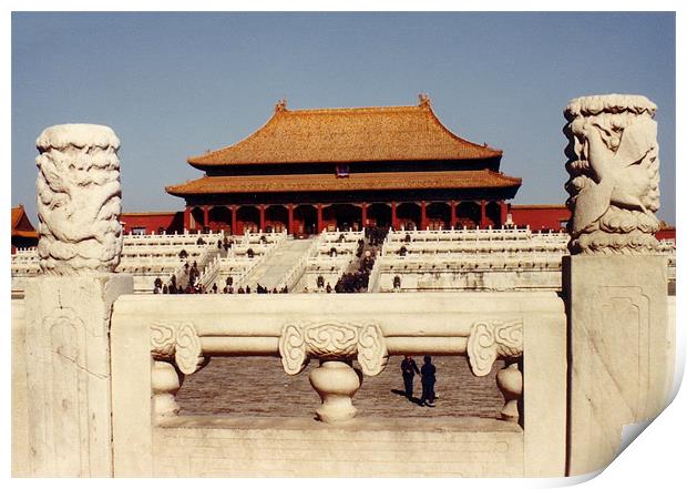 Forbidden City Beijing China Print by David French