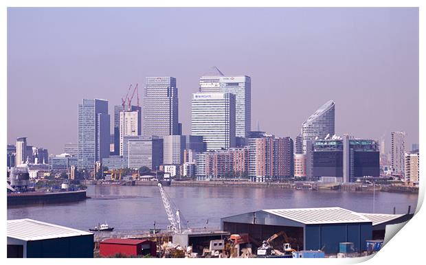 Emirates Cable Car Skyline Print by David French