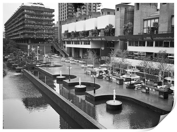 The Barbican Centre Print by David French
