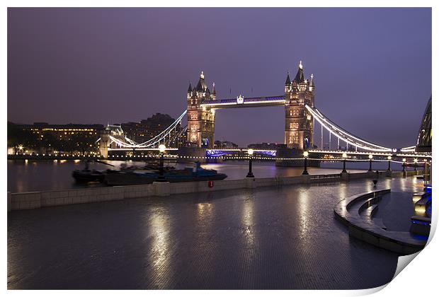 Tower Bridge London Print by David French
