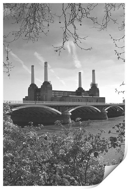 Battersea Power Station Print by David French