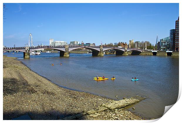 London Thames Bridges Print by David French