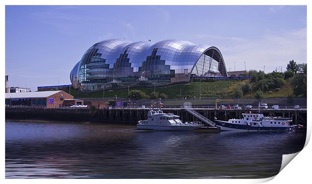 Newcastle Sage Centre Print by David French