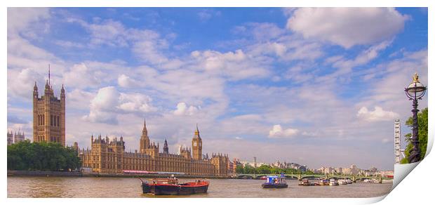 Westminster  Bridge HDR Print by David French