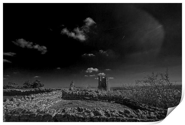 Hadleigh Castle Essex Print by David French