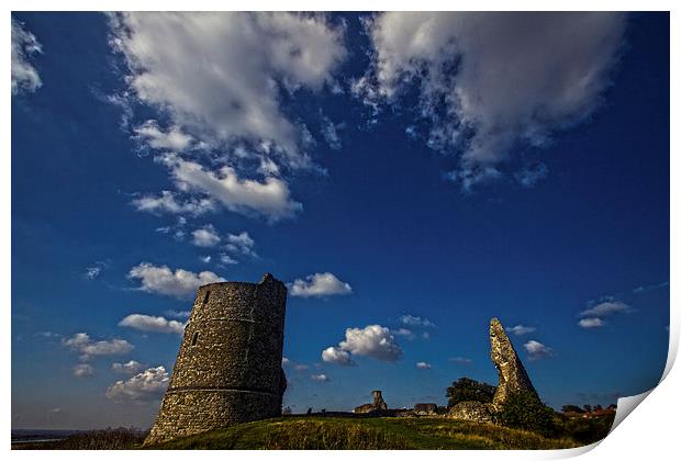 Hadleigh Castle Essex Print by David French