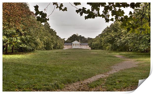 Wanstead Park Temple Print by David French