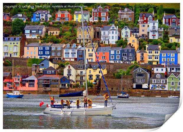 Dartmouth Harbour Print by Laurence Tobin