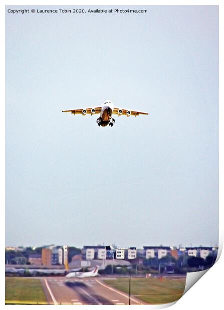 London City Airport Print by Laurence Tobin