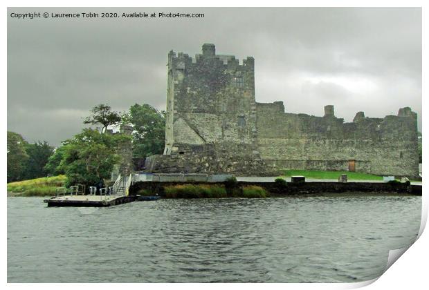 Ross Castle. Lough Leane, Ireland Print by Laurence Tobin