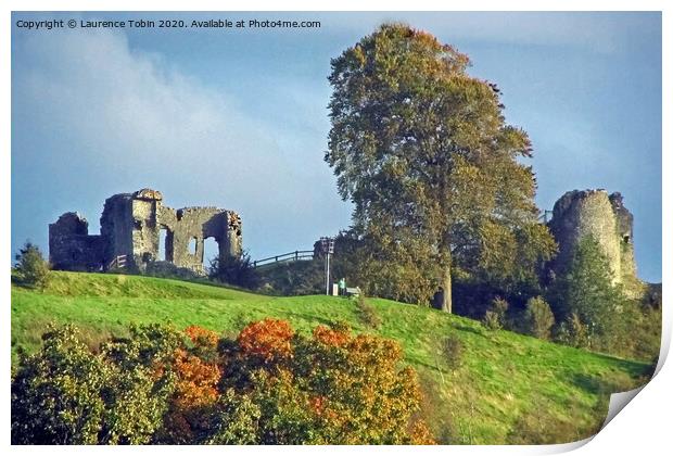 Kendal Castle, Cumbria Print by Laurence Tobin