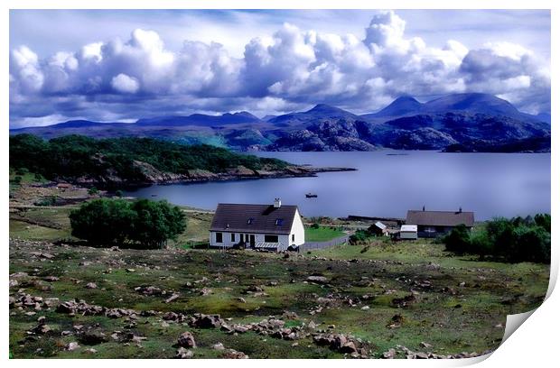 The Torridon Hills Print by Philip Hawkins