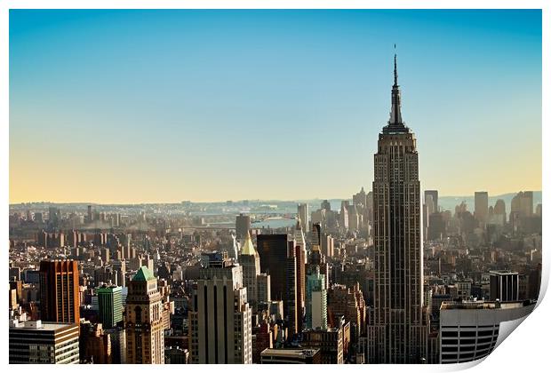 Empire State Building  Print by Philip Hawkins