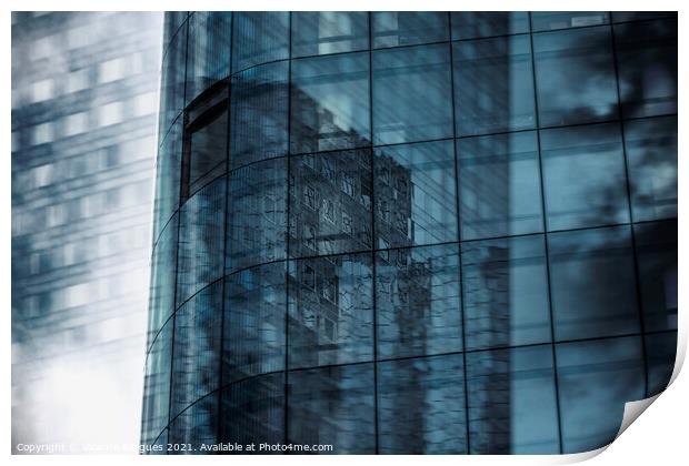 Windows in a business building Print by Vicente Sargues